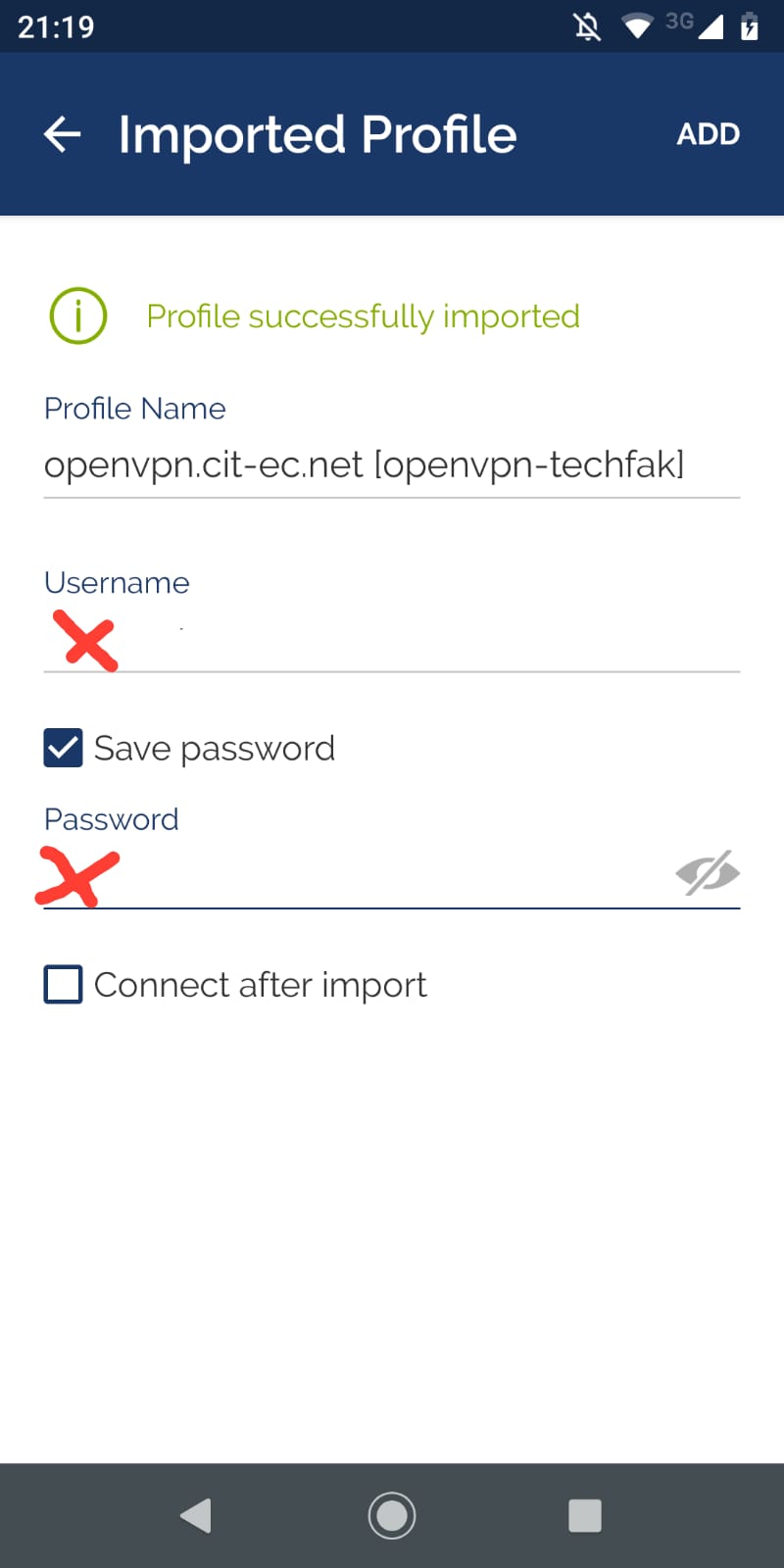 Netzwerkeinstellung