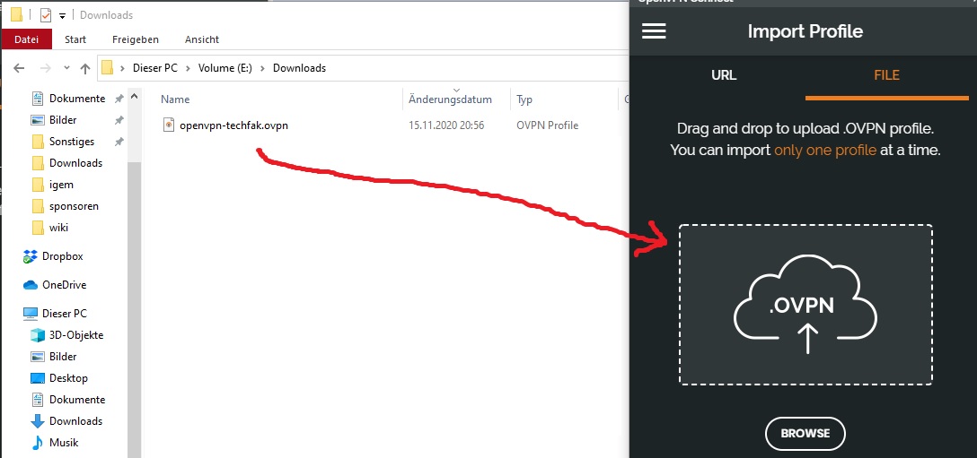 Netzwerkeinstellung